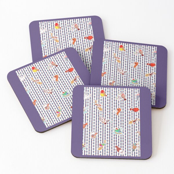 Item preview, Cute cartoon finches pattern 	 	 designed and sold by qnfhxhoz72.