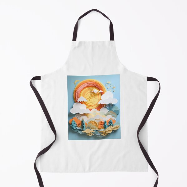 Item preview,  Layered paper clouds and sunshine designed and sold by tropicaltee.