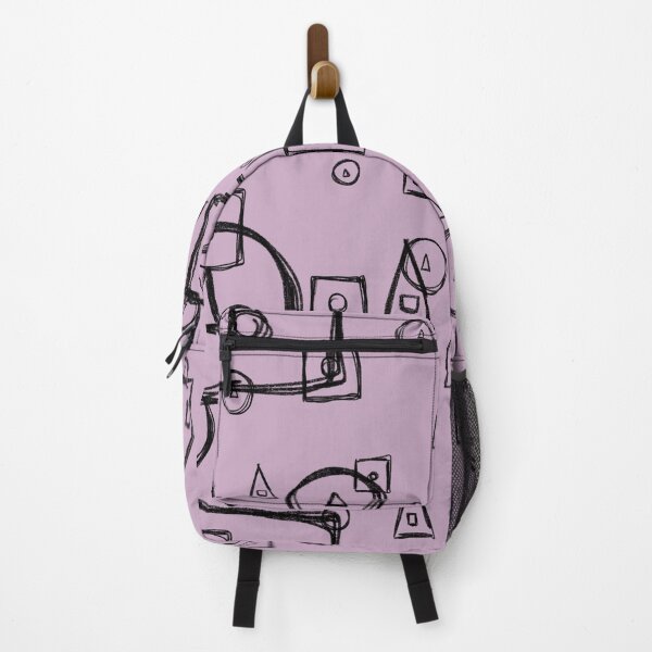 Item preview, Triangle circle square kid purple seamless pattern designed and sold by Yana Mustafina | Boho Soulful Designs.