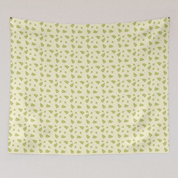 Item preview, Green Soft Seamless Pattern Leaves Illustration designed and sold by Patternomania.