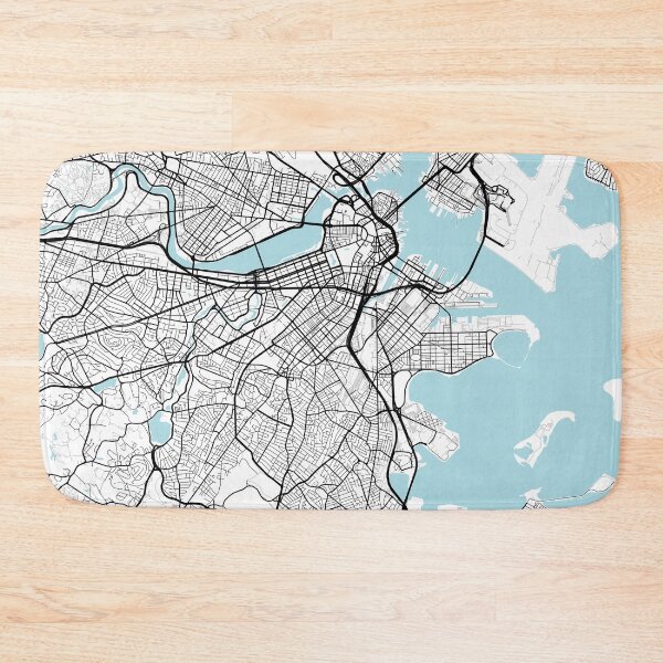 Item preview, Boston City Map of Massachusetts, USA - Circle designed and sold by deMAP.