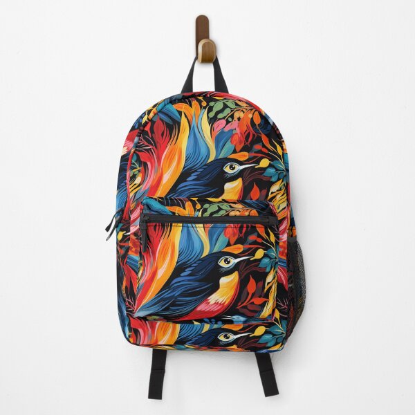 Item preview, "Avian Symphony: A Dazzling Display of Birds in Expressive Brushstrokes, Inspired by Ernst Ludwig Kirchner" designed and sold by SBD-Shop.