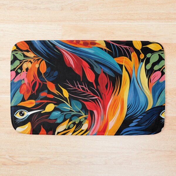 Item preview,  "Avian Symphony: A Dazzling Display of Birds in Expressive Brushstrokes, Inspired by Ernst Ludwig Kirchner" designed and sold by SBD-Shop.