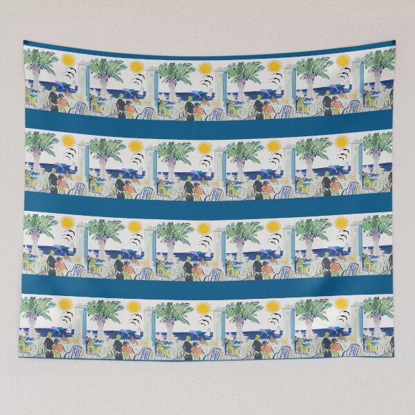 Item preview, Paradise Perfection Sippin' Under the Palms / Sunny Vibes at The Palms Beach Cafe Serenity designed and sold by Dubione2.