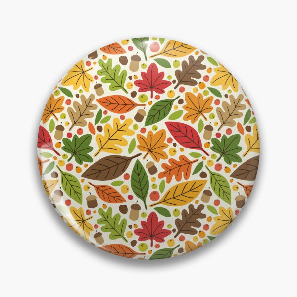 Item preview, colorido, suave, seamless, patrón, hojas, ilustración designed and sold by Patternomania.
