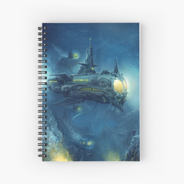 Steampunk Submersible Spiral Notebook