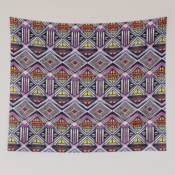 Item preview, Tribal Patchwork Art 4 designed and sold by unsungshop.