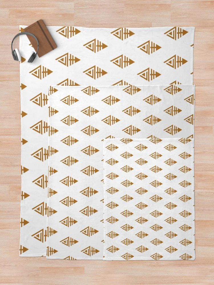 Thumbnail 5 of 6, Throw Blanket, Geometric Pattern designed and sold by DigThatPrint.