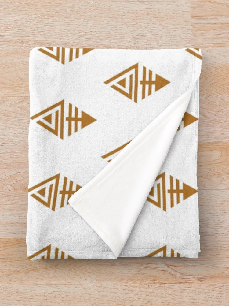 Thumbnail 3 of 6, Throw Blanket, Geometric Pattern designed and sold by DigThatPrint.