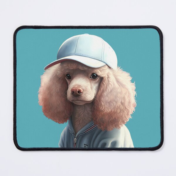 Item preview, Cute Poodle Wearing a Baseball Cap designed and sold by HouseOfRosy.