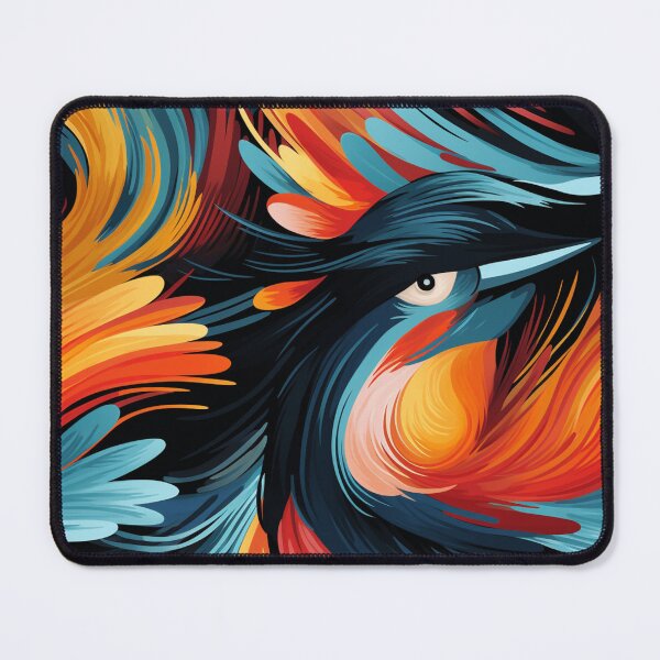 Item preview,  "Winged Ecstasy: A Dazzling Feast of Birds in Expressive Brushstrokes, Inspired by Ernst Ludwig Kirchner" designed and sold by SBD-Shop.