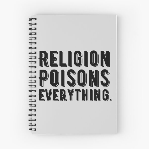 Item preview, Religion Poisons Everything | Atheist Christopher Hitchens Quote designed and sold by emcazalet.