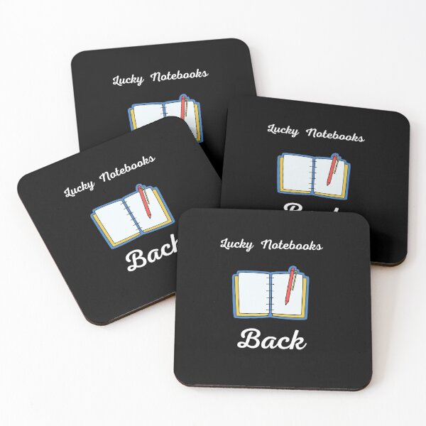 Item preview, Lucky Notebooks Back Lucky Study Notebooks Back to Artistic Pages Gratitude Journals Lucky Notebook Strategies Study Success with Notebooks designed and sold by Customize Shirts.