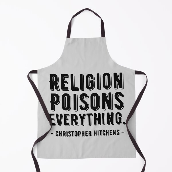 Item preview, Religion Poisons Everything | Atheist Christopher Hitchens Quote designed and sold by emcazalet.