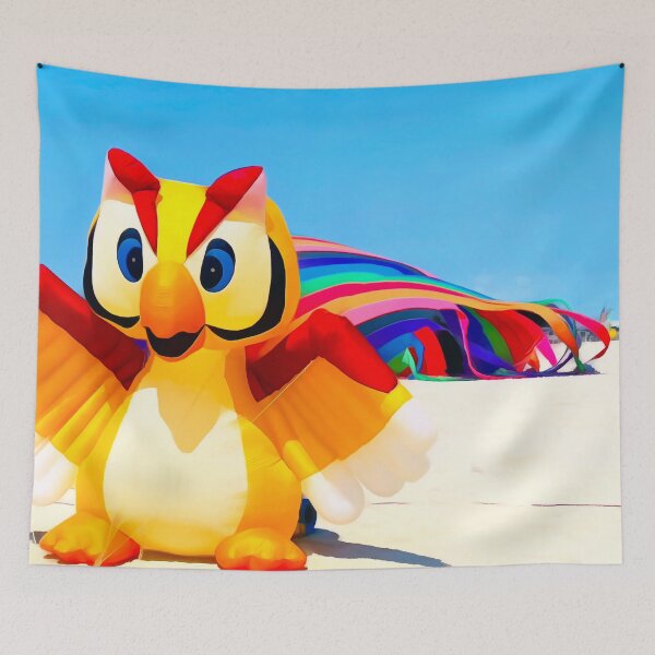 Item preview, cute owl on the beach No. 1 designed and sold by asanaworld.