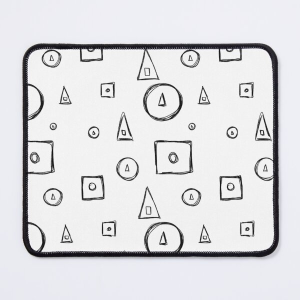 Item preview, Triangle circle square abstract a seamless pattern designed and sold by Yana Mustafina | Boho Soulful Designs.