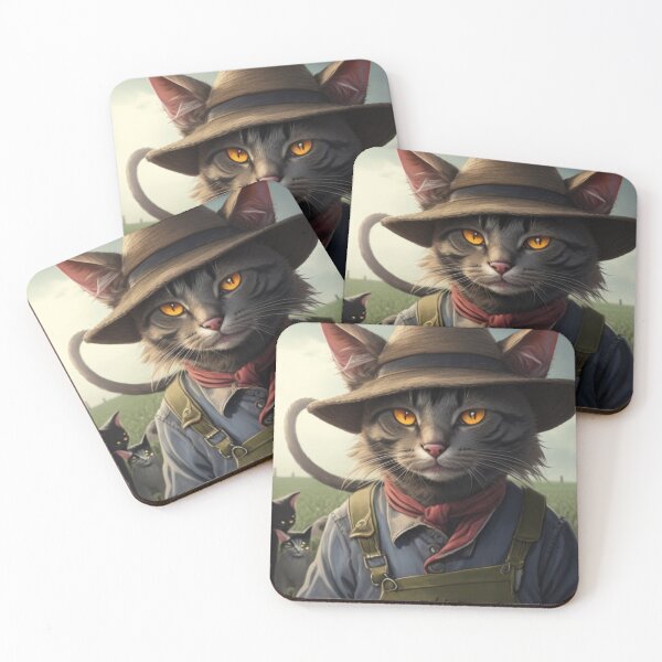 Item preview, farmer cat designed and sold by mikaws.