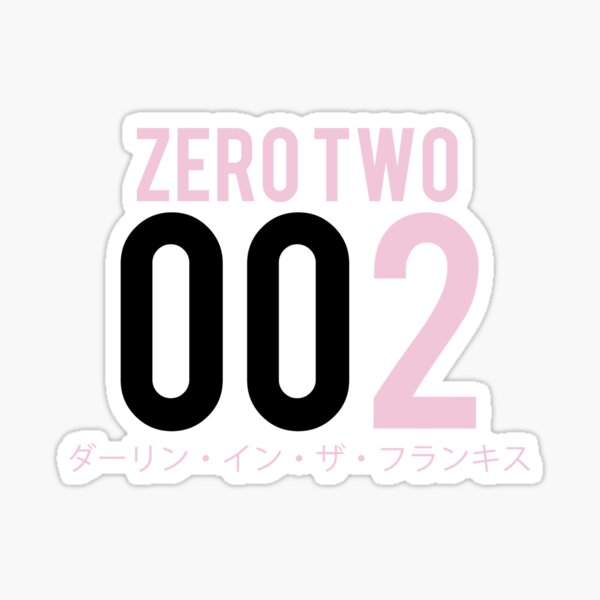 zero two stickers redbubble