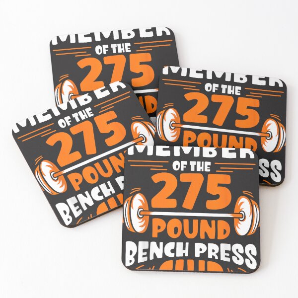 Item preview, Member Of The 275 Pound Bench Press Club Strength Gym  designed and sold by RonaldTAlvarado.