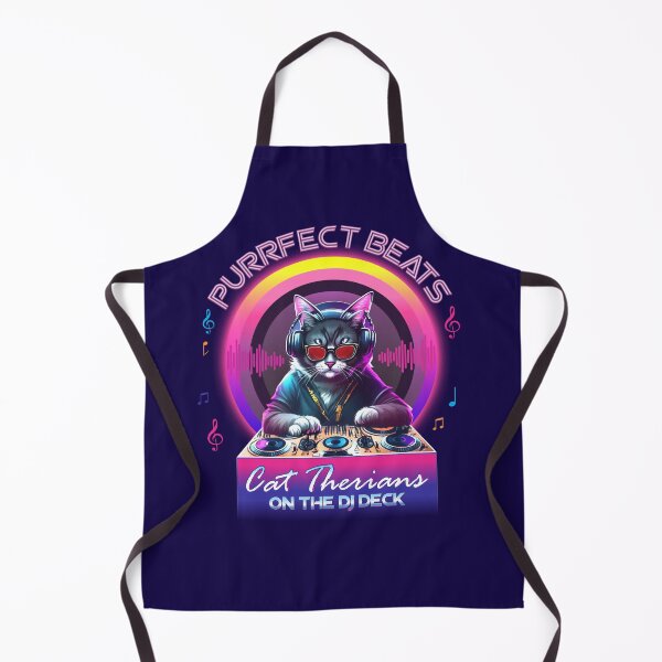Item preview, Purrfect Beats - Cat Therians on the DJ Deck designed and sold by printroute.