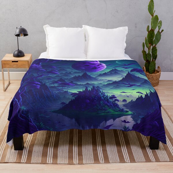 Item preview, Twilight Enchantment: Purple Sunset Fantasy World! designed and sold by MeowtifullyCute.