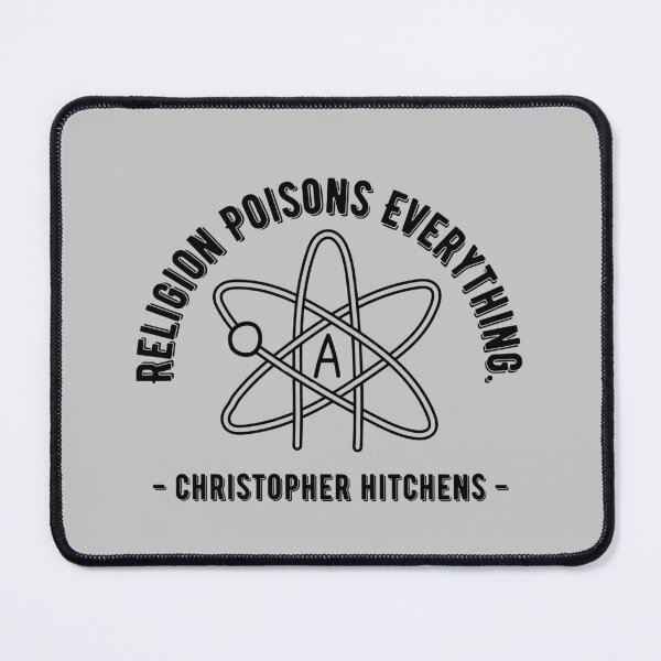 Item preview, Religion Poisons Everything | Atheist Christopher Hitchens Atomic Whirl Symbol designed and sold by emcazalet.