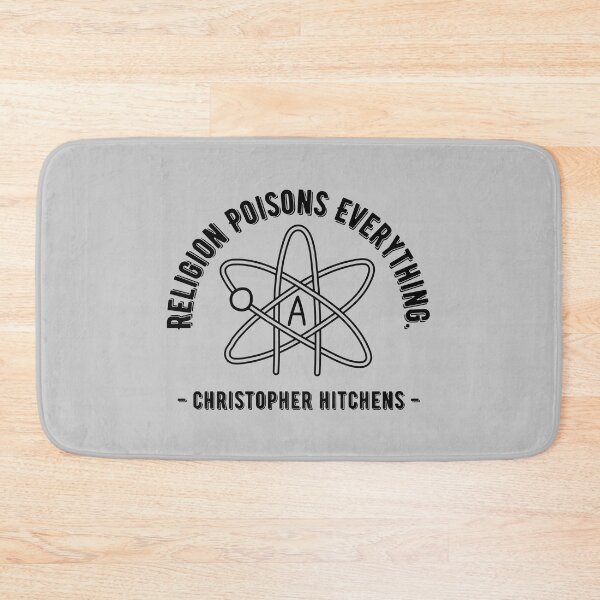 Item preview, Religion Poisons Everything | Atheist Christopher Hitchens Atomic Whirl Symbol designed and sold by emcazalet.