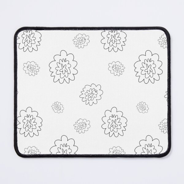 Item preview, Flower abstract simple lines cute seamless pattern designed and sold by Yana Mustafina | Boho Soulful Designs.