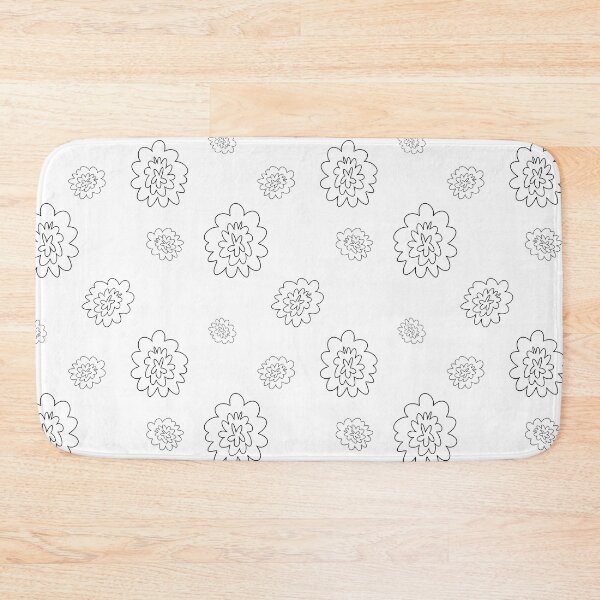 Item preview, Flower abstract simple lines cute seamless pattern designed and sold by Yana Mustafina | Boho Soulful Designs.