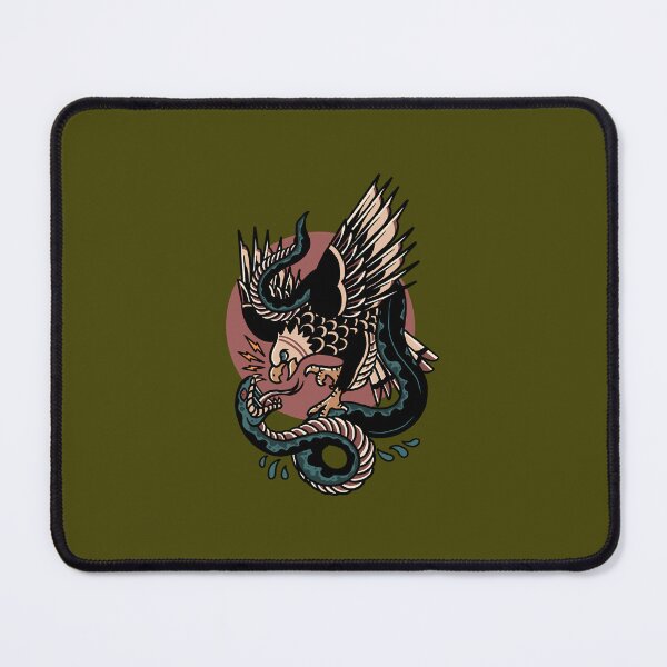 Item preview, Eagle Versus Snake Traditional Tattoo  	 designed and sold by kmnrbbjmjlm3.