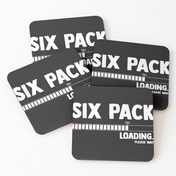Item preview, Six (6) Packs Abs Loading Please Wait Gym Exercise Workout  designed and sold by RonaldTAlvarado.
