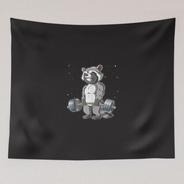 Item preview, Raccoon Gym Weight Training Deadlift   designed and sold by RonaldTAlvarado.