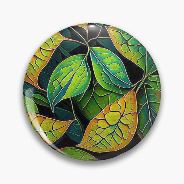 Item preview, Vivid Leaves: Color gradient from shades of green to shades of yellow designed and sold by Minpadesign.