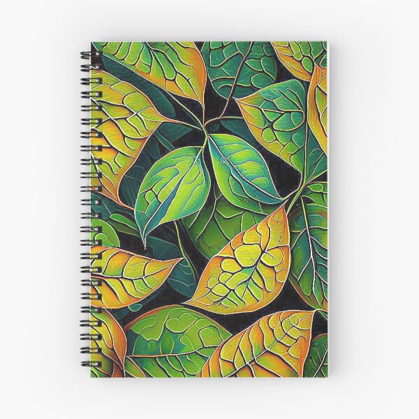 Item preview, Vivid Leaves: Color gradient from shades of green to shades of yellow designed and sold by Minpadesign.