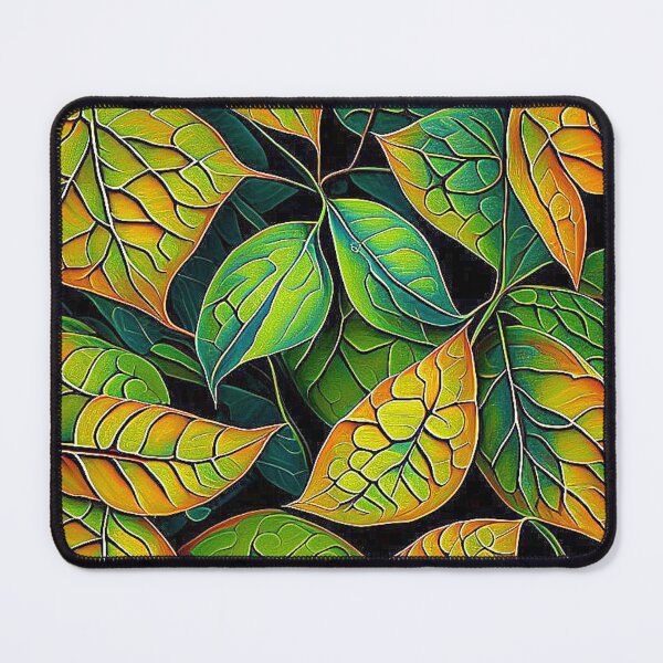 Item preview, Vivid Leaves: Color gradient from shades of green to shades of yellow designed and sold by Minpadesign.