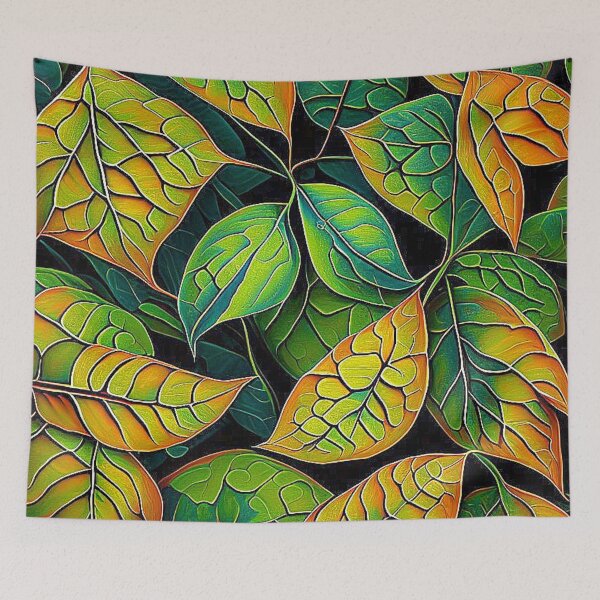 Item preview, Vivid Leaves: Color gradient from shades of green to shades of yellow designed and sold by Minpadesign.