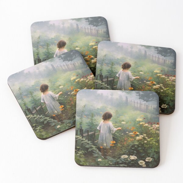 Item preview, Little Girl Picking Flowers 3 designed and sold by bloorose.