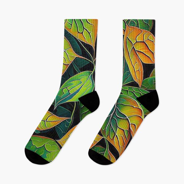 Item preview, Vivid Leaves: Color gradient from shades of green to shades of yellow designed and sold by Minpadesign.