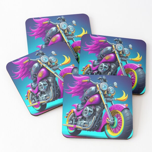 Item preview, colorful adventure motorcycle designed and sold by mikaws.