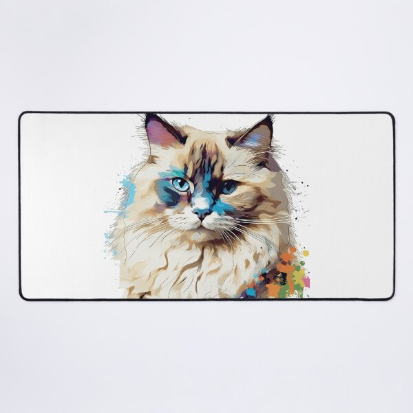Item preview, RagdollArtShapes - Colorful Geometric Art Inspired by Your Feline Friend designed and sold by DooodleGod.