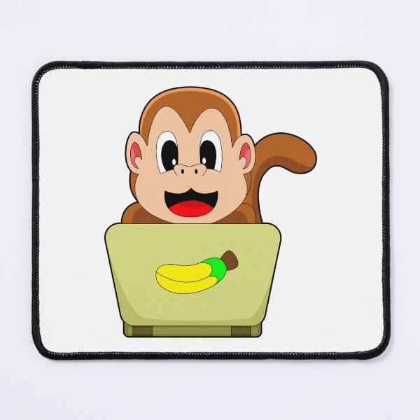 Item preview, Monkey Banana Laptop designed and sold by Snabdesign84.