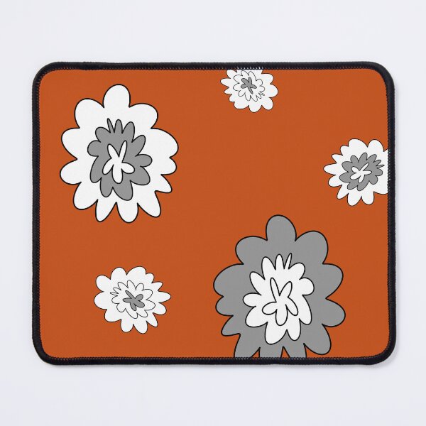 Item preview, Flower abstract simple lines red seamless pattern designed and sold by Yana Mustafina | Boho Soulful Designs.