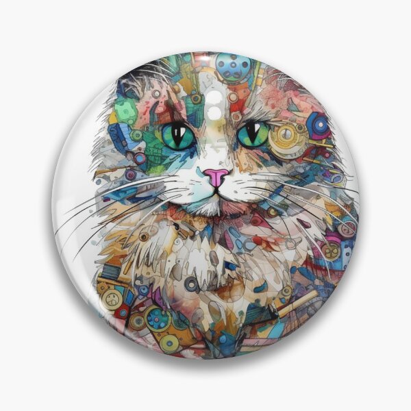 Artikelvorschau, [Ragdoll Cat Art] Whimsy Multi-media Design | Feline Lovers Dream of this Mixed Technique! entworfen und verkauft von DooodleGod.