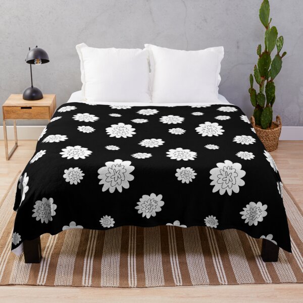 Item preview, Flower abstract simple line black seamless pattern designed and sold by Yana Mustafina | Boho Soulful Designs.