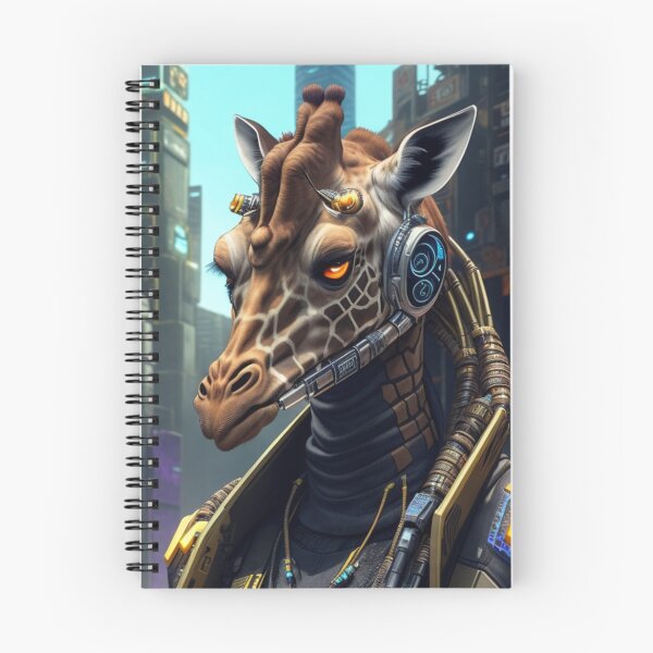 Item preview, Robotic giraffe fighter - giraffe hero, cyberpunk style designed and sold by mikaws.