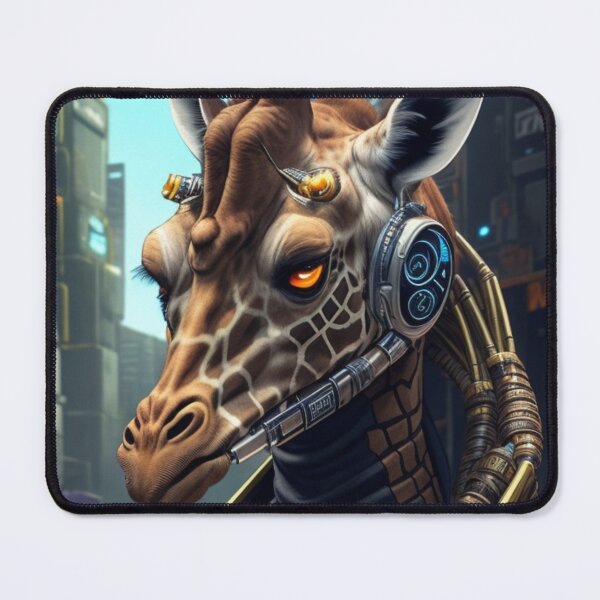 Item preview, Robotic giraffe fighter - giraffe hero, cyberpunk style designed and sold by mikaws.