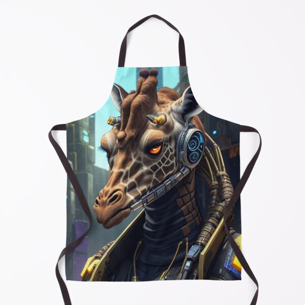 Item preview, Robotic giraffe fighter - giraffe hero, cyberpunk style designed and sold by mikaws.