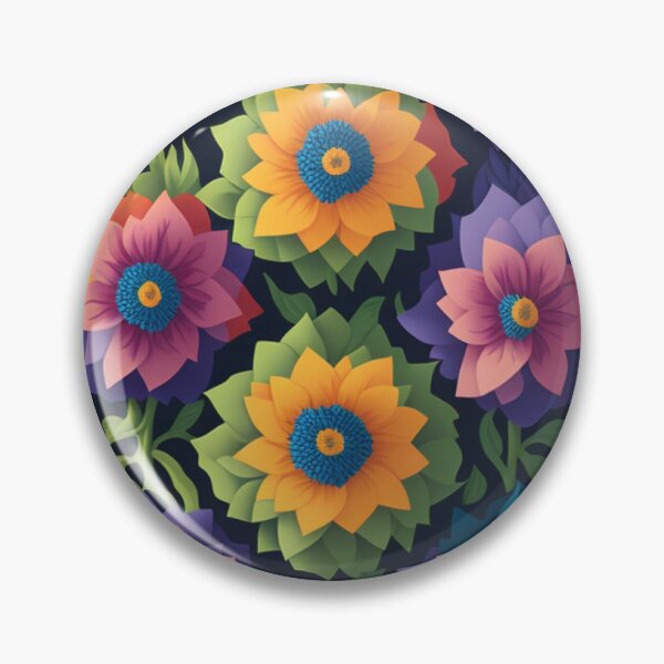 Item preview, Colorful Flower Pattern | Vibrant Floral Design designed and sold by designerpriti.