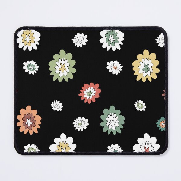 Item preview, Flower abstract simple lines cute colorful pattern designed and sold by Yana Mustafina | Boho Soulful Designs.