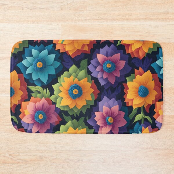 Item preview, Colorful Flower Pattern | Vibrant Floral Design designed and sold by designerpriti.